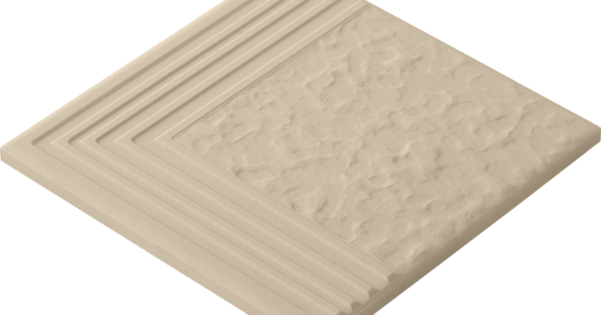 STAIR TREAD RSTC CORNER 15x15